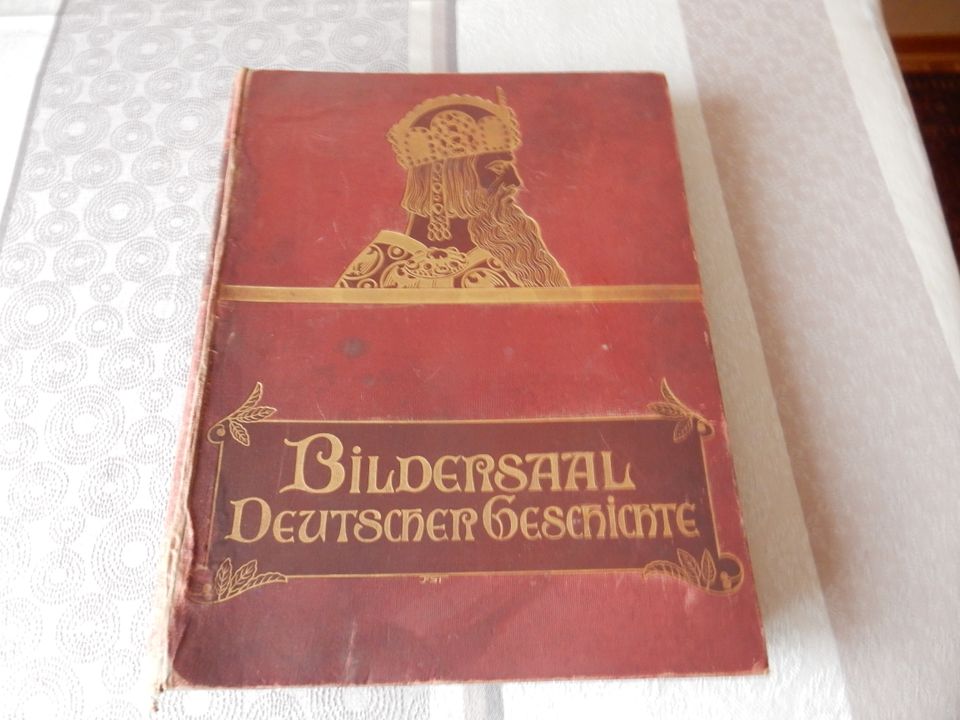 Buch Bildersaal Deutscher Geschichte 1890 in Hamburg
