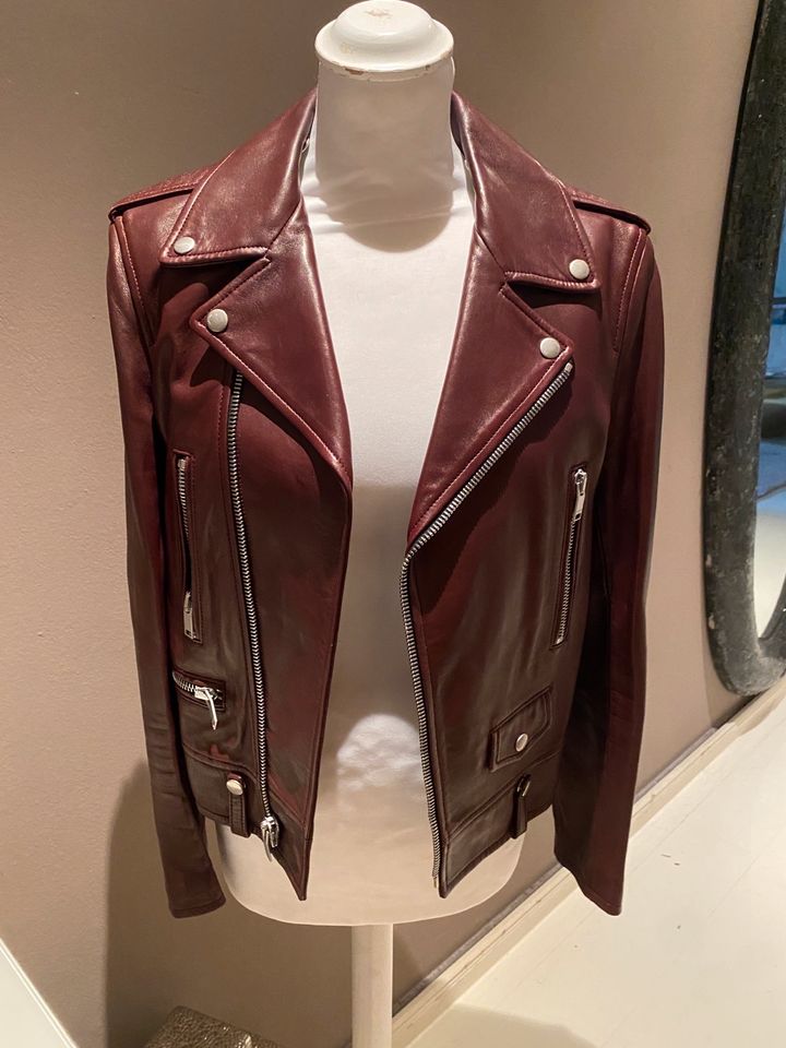 Saint Laurent Leder Biker Jacke NP 3490,- € in Fürth