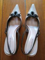 Elegante Damen Sling Pumps,Gr. 40, Pfennigabsatz,nur 1x getragen! Bayern - Raubling Vorschau