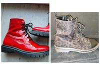 Gr 41 Boots Tamaris Even&Odd Lack Leder rot Leo Print Dr. Martins Saarland - Nalbach Vorschau