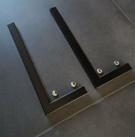 Set V2A Edelstahl Schwarz 40cm Abdeckkappen Wandhalterung Regal Kreis Pinneberg - Appen Vorschau