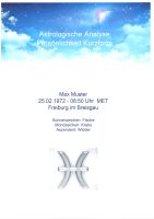 Horoskop - Persönlichkeitsanalyse Baden-Württemberg - Lörrach Vorschau