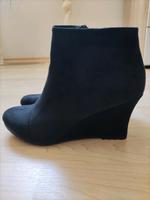 Stiefelette mit Keilabsatz, Graceland, schwarz, Größe 38 Thüringen - Hörselberg-Hainich Vorschau