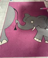 Teppich Kinderzimmer Kinderteppich Elefant Lila, 160 x225 cm Bayern - Illertissen Vorschau