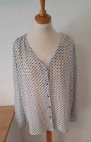 Bluse h&m weiss blau gemustert 44 Langarmbluse Bayern - Lindau Vorschau