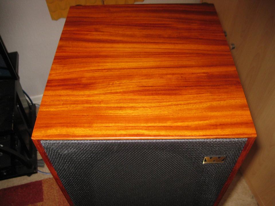 Wharfedale Linton mit orig. Ständer und Biophotone Regulatoren in Großkrotzenburg