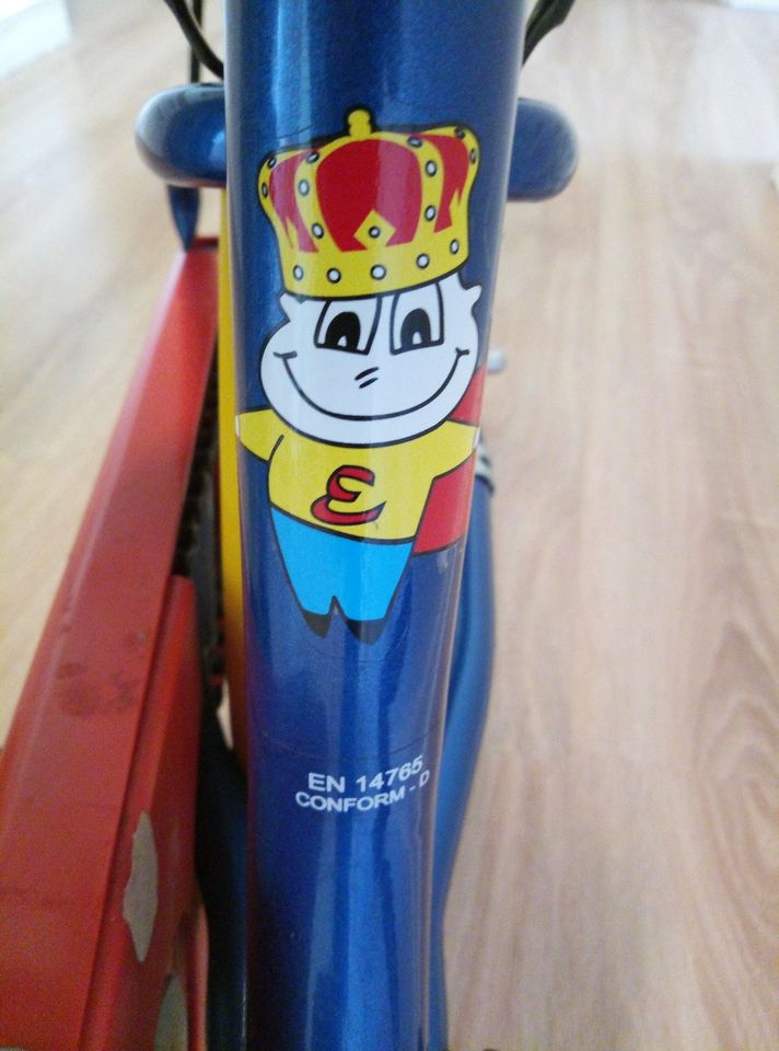 16 Zoll Erlkönig Kinderfahrrad Aluminium Räder plus Chicco Helm in Hamm