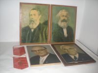 DDR Bilder, Wimpel, Marx, Engels, DDR Konvolut Thüringen - Tanna Vorschau