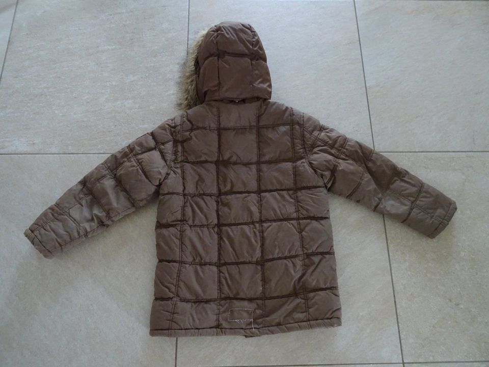 Winterjacke, Schneejacke, Steppjacke, Annorak, braun, Gr.152 in Dippoldiswalde