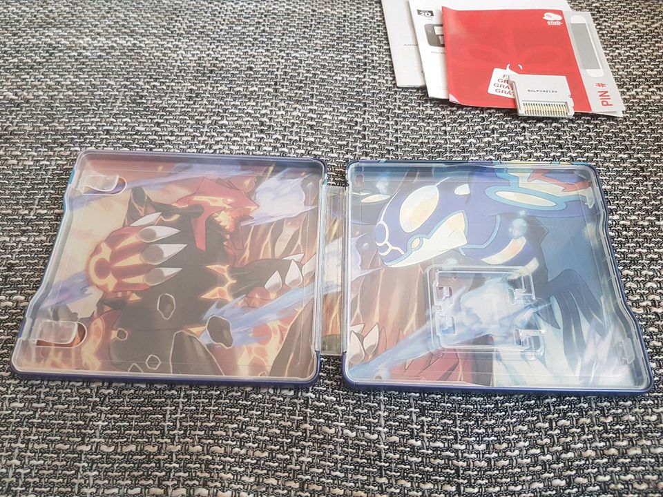 Pokemon Saphir Alpha Limitierte Edition Steelbook Nintendo 3DS in Döhlau