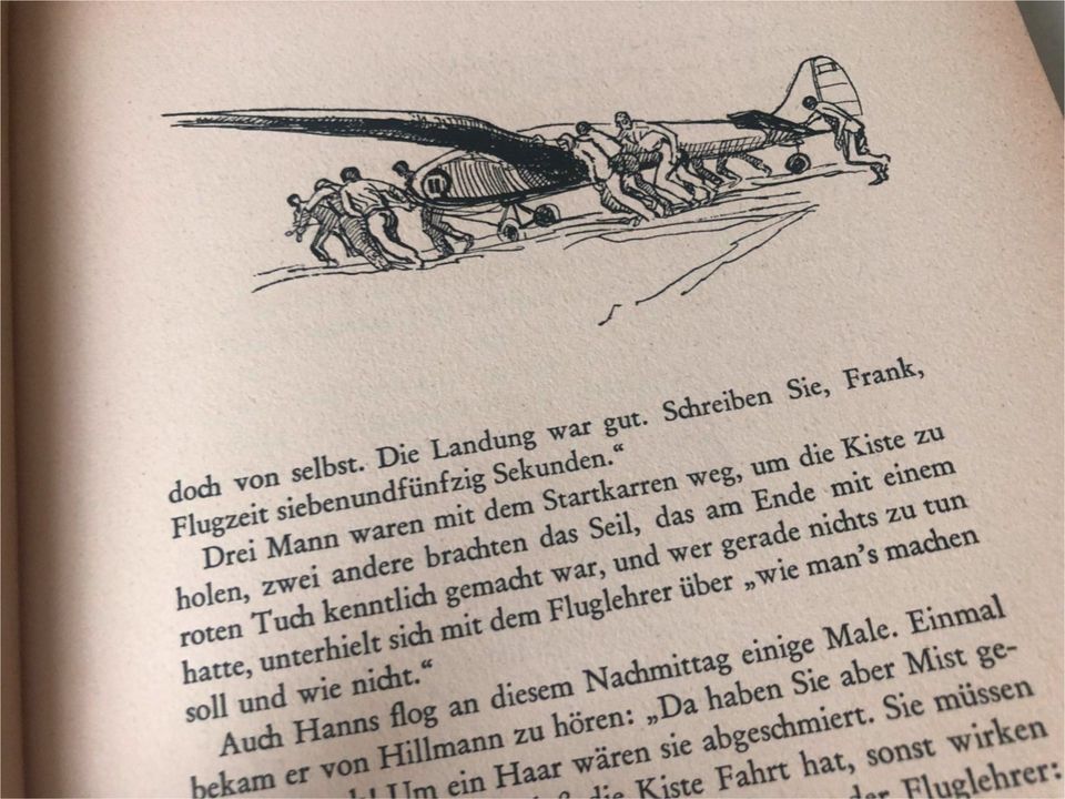 Wolf Hirth: Hanns wird Flieger/Jugendbuch 1952 in Aachen