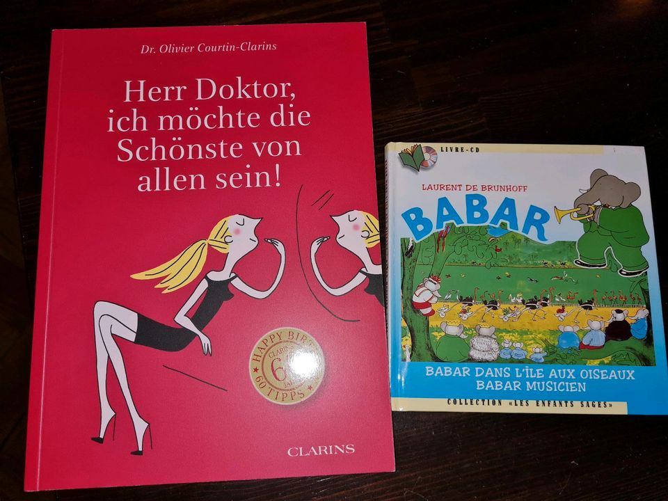 Verschenke::Buch Clarins,Schönheit /CD Babar,Musik, Französisch in Hamburg