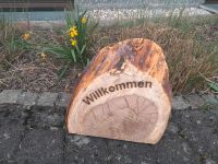Holzaufsteller "Baumscheibe Willkommen" Bayern - Großheubach Vorschau