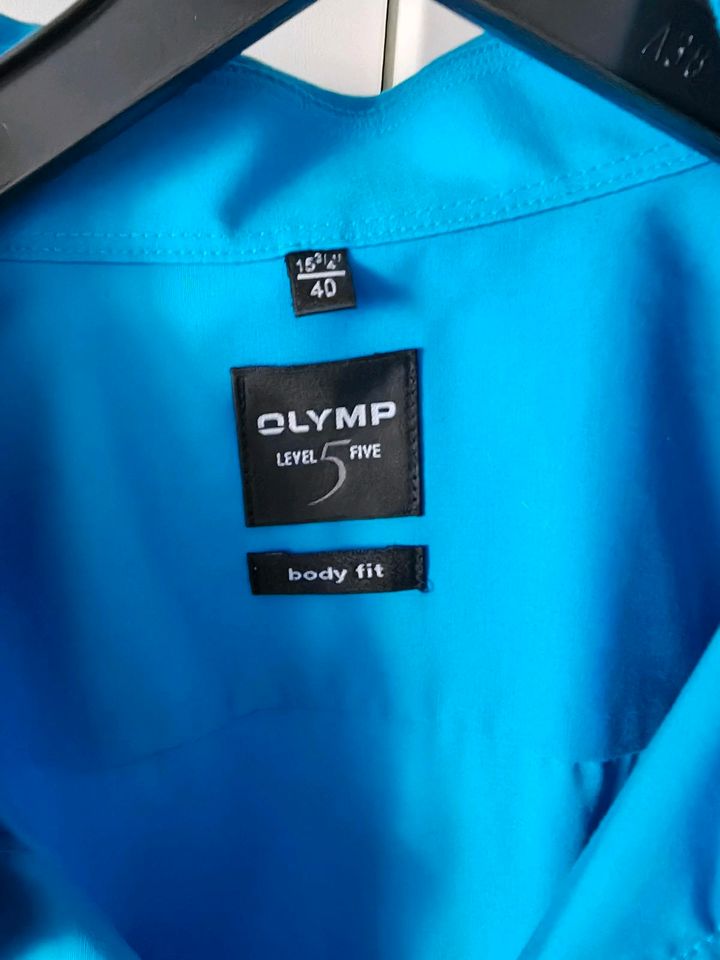 Olymp Level 5 Hemd Blau, Türkis in Östringen
