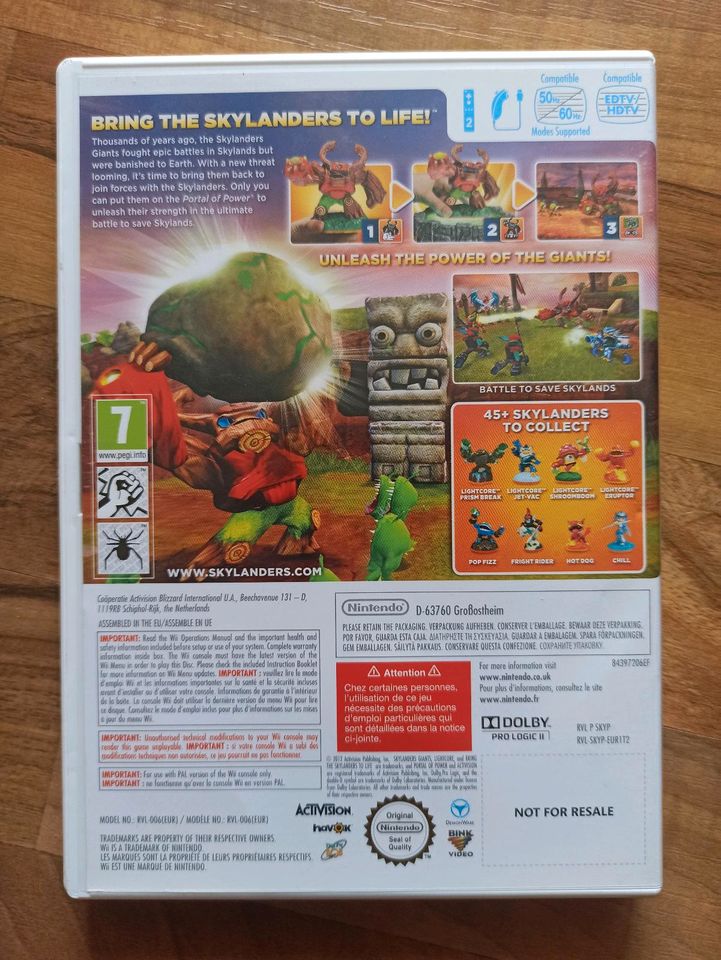 Skylanders Giants Nintendo Wii Spiel in Kirchheim unter Teck