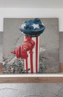 ✨Leinwand 60 x 60 cm * Bild Amerika * Hydrant Stars and Stripes Bayern - Memmingen Vorschau