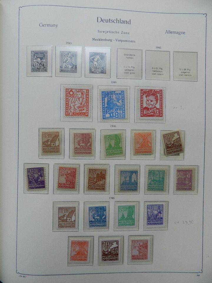 Briefmarkenalbum Deutschland in München