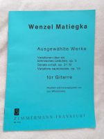 Wenzel Matiegka böhmisches Lied Sonate Gitarre Noten Nordrhein-Westfalen - Herne Vorschau