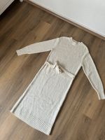 H&M Strickkleid Creme weiß mit Schleife Midi - Blogger Style Nordrhein-Westfalen - Gelsenkirchen Vorschau