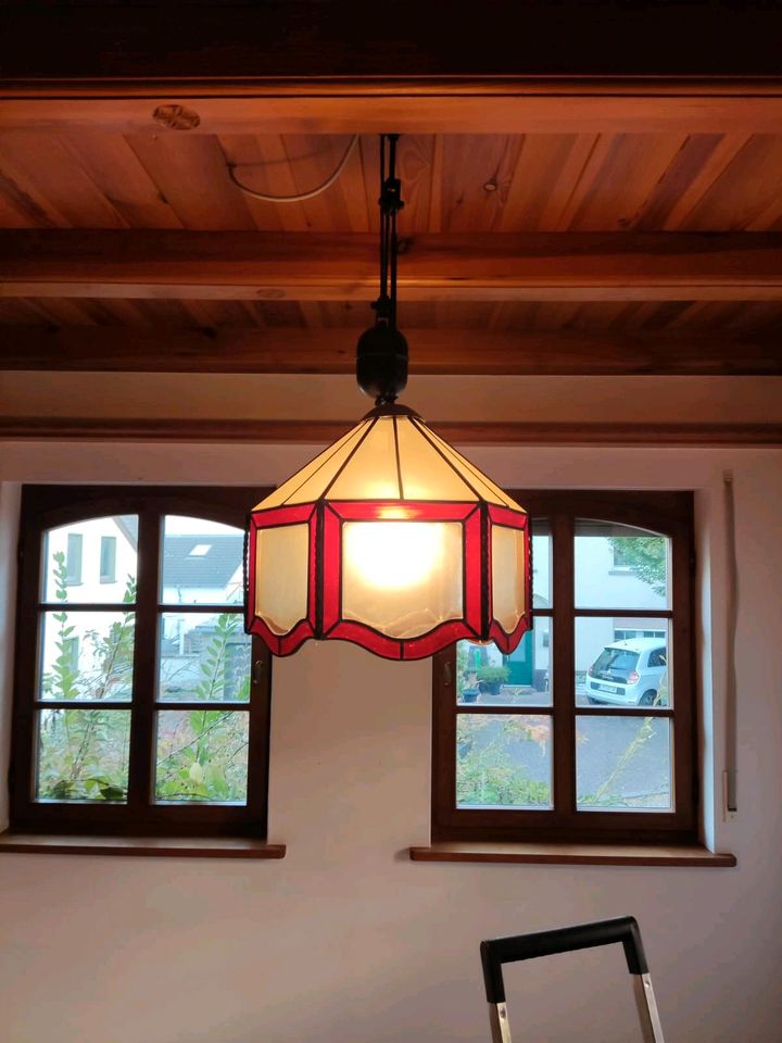 Bleiverglaste Lampe in Oberfell