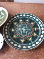 Wandteller Keramik handbemalt Hessen - Darmstadt Vorschau