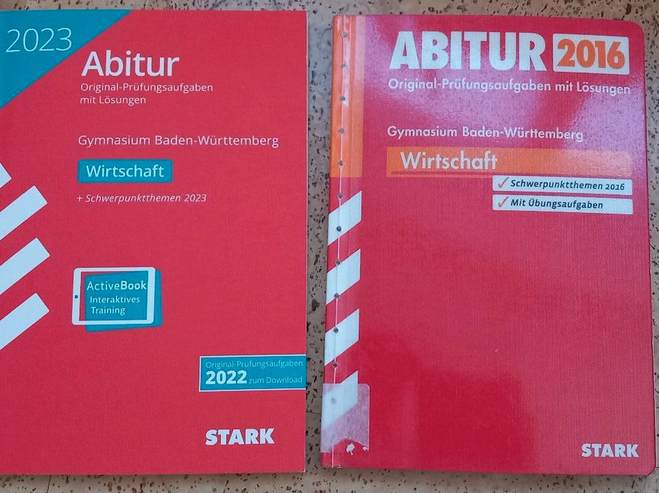 Stark Original Abituraufgaben BaWü Wirtschaft 2023 und 2016 in Biberach an der Riß