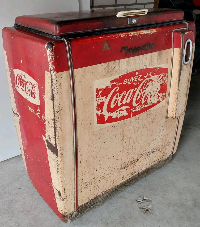 Coca cola Kühlschrank Patina majestic retro vw in Kleve