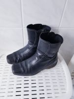 Schuhe Leder Damenschuhe Halbstiefel Gr 37 schwarz Süd - Niederrad Vorschau