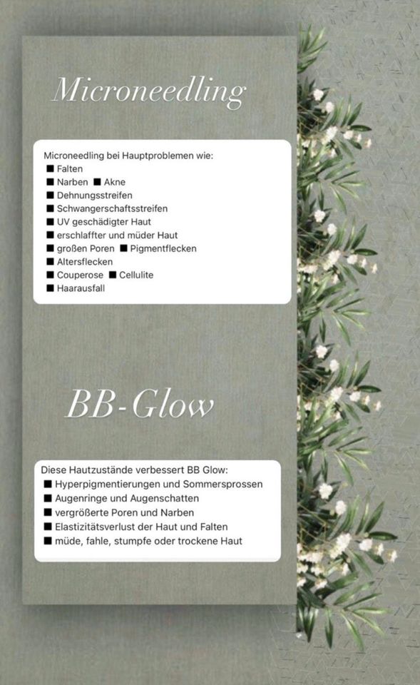 Microneedling , BB-Glow, Gesichtsbehandlung, Beauty in Melbeck in Lüneburg