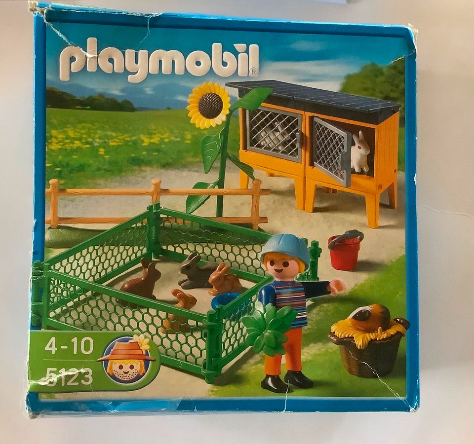 Playmobil 5123 Häschen Gehege Country in Schlier