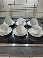 6 Kaffee / Teetasse mit Unterteller in weiß neu Nordrhein-Westfalen - Neuss Vorschau