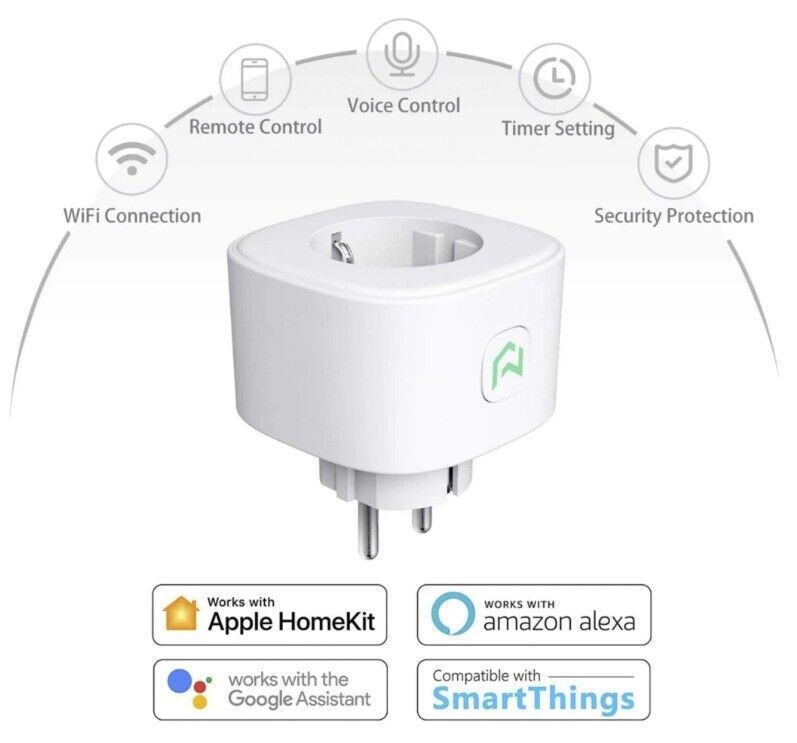 Meroos Smarte WLAN Steckdose Wi Fi Plug Smart Home Apple Alexa Google in Dornum