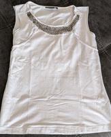 ❤️ MEXX Top Shirt weiß Nieten M L 38 40 Bluse Sachsen - Schöpstal Vorschau