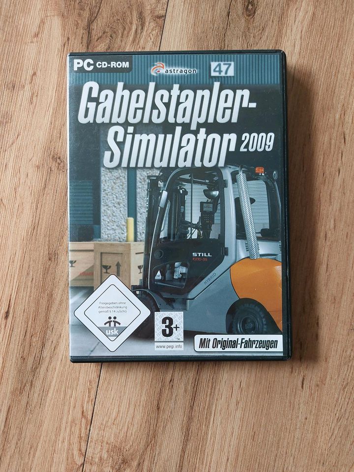 ** PC-Spiel Gabelstapler-Simulator 2009 CD-ROM,  ab 3 Jahren in Weitersburg