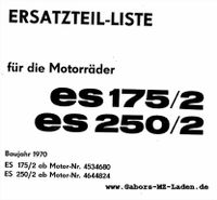 MZ ES 175/2, 250/2 Ersatzteile Brandenburg - Britz bei Eberswalde Vorschau