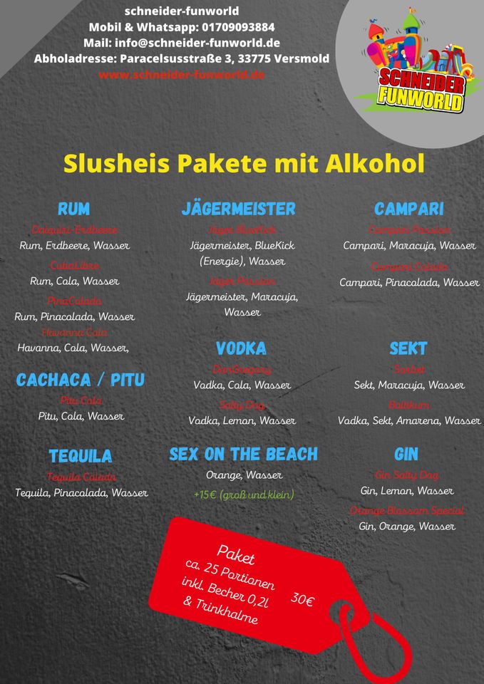 ⭐️ Slush Eis Maschine ⭐️, Slush Ice Maschinen, mieten in Versmold