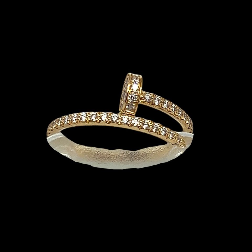 Cartier Juste un Clou Ring 18K Diamanten NEU Ref. B4231400 in Ebersberg
