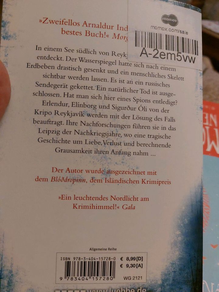 BUCH KÄLTEZONE ARNALDUR INDRIDASON KRIMI ISLAND KRIMI in Grebenstein