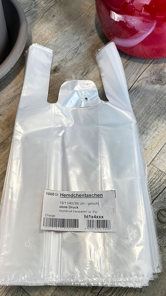 Hemdchentaschen Transparent- 2kg in Jork