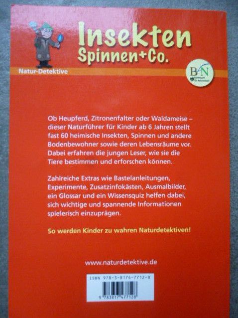 Kinder Wissens Buch " Insekten, Spinnen & Co" wir räumen in Wolfach