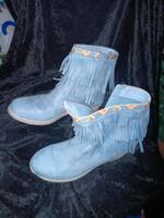 Graceland Stiefel Leder hellblau Nordrhein-Westfalen - Iserlohn Vorschau