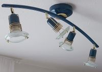 LED Deckenleuchte Strahler Gebogen Blau mit 2 Leuchtmitteln Bayern - Iphofen Vorschau