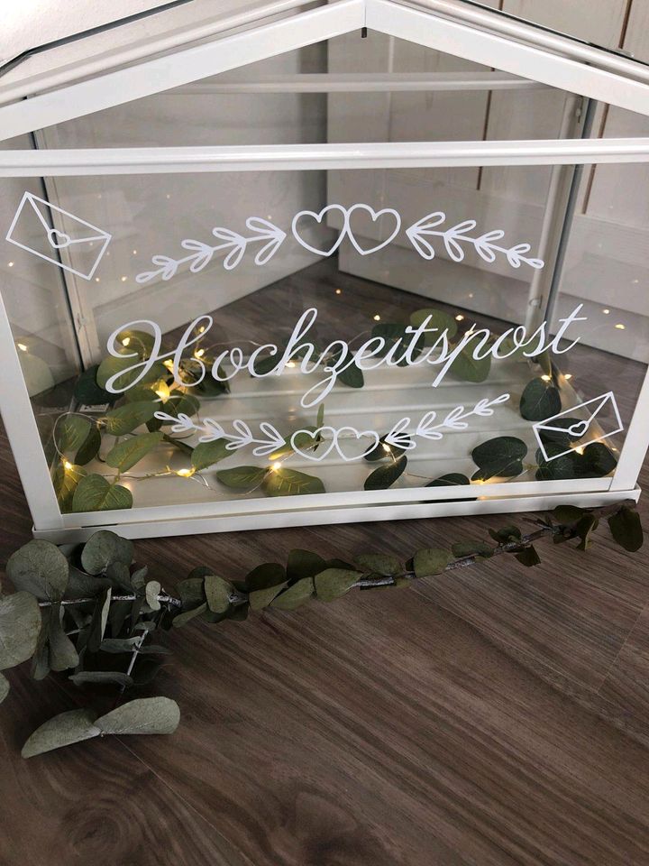 Hochzeitspost Hochzeit Deko Verleih mieten Briefkasten in Leverkusen