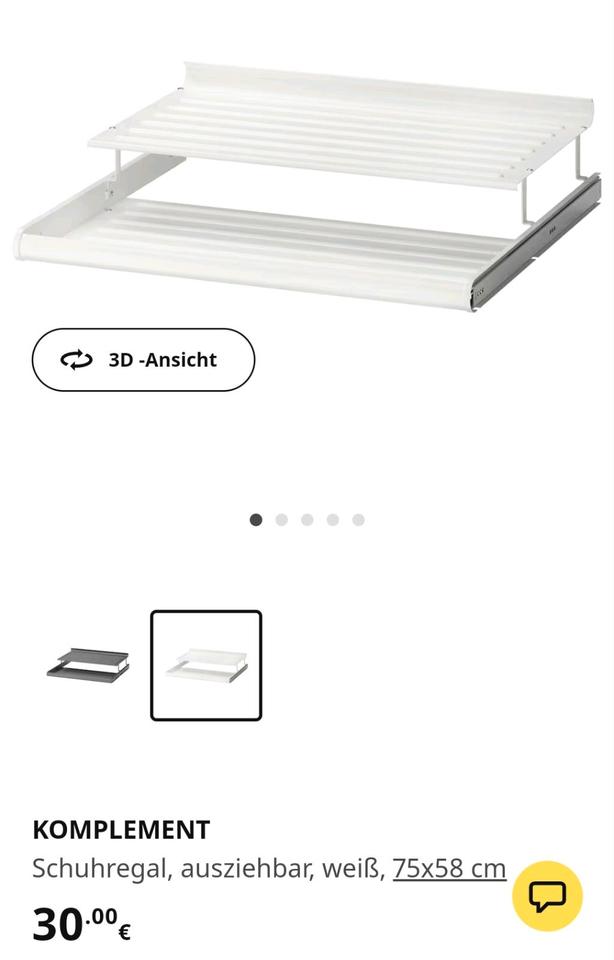 2 Schuhregale ausziehbar Ikea Pax Komplement in Euskirchen