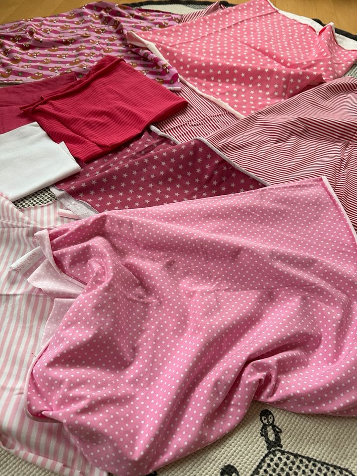 Stoffpaket Jersey/Bündchenstoff, rosa in Zwingenberg