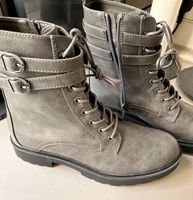 Neue Esprit Schürtboots mit Reißverschluss grau gr 41 Bremen - Blumenthal Vorschau