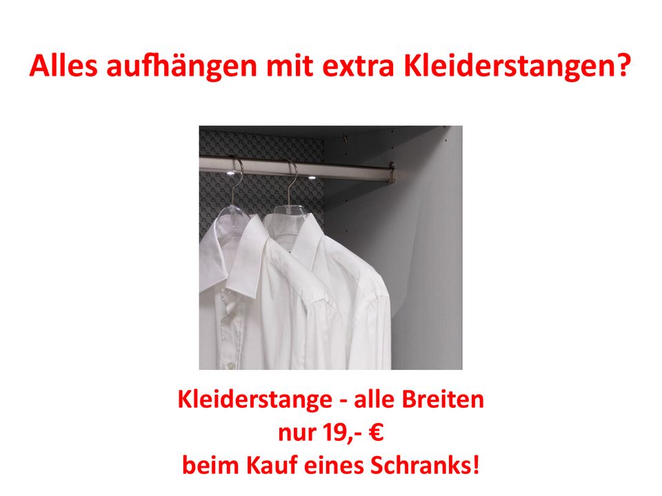 KLeiderschranK Schwebetürenschrank 200 cm Glas grau Spiegel OVP ! in Osnabrück