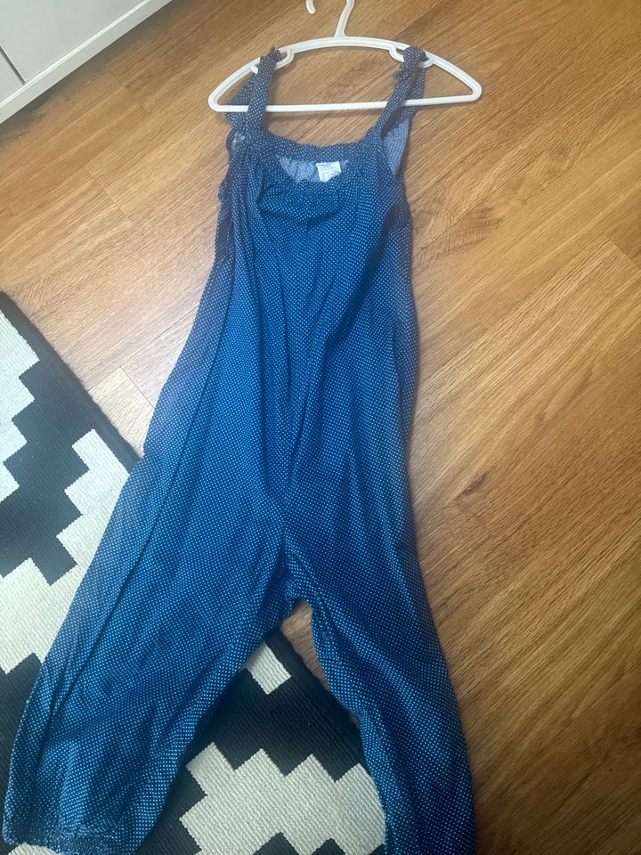 Schöner Mädchen Jumpsuit Hosenanzug Blau Weiß H&M 86 in Frankfurt am Main