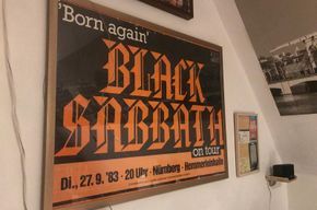 Tour Poster , Plakat Black Sabbath in Erlangen