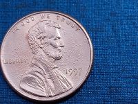 USA 1 Cent, 1997 Lincoln Memorial Cent ,einzigartig, Fehlprägung Harburg - Hamburg Eißendorf Vorschau